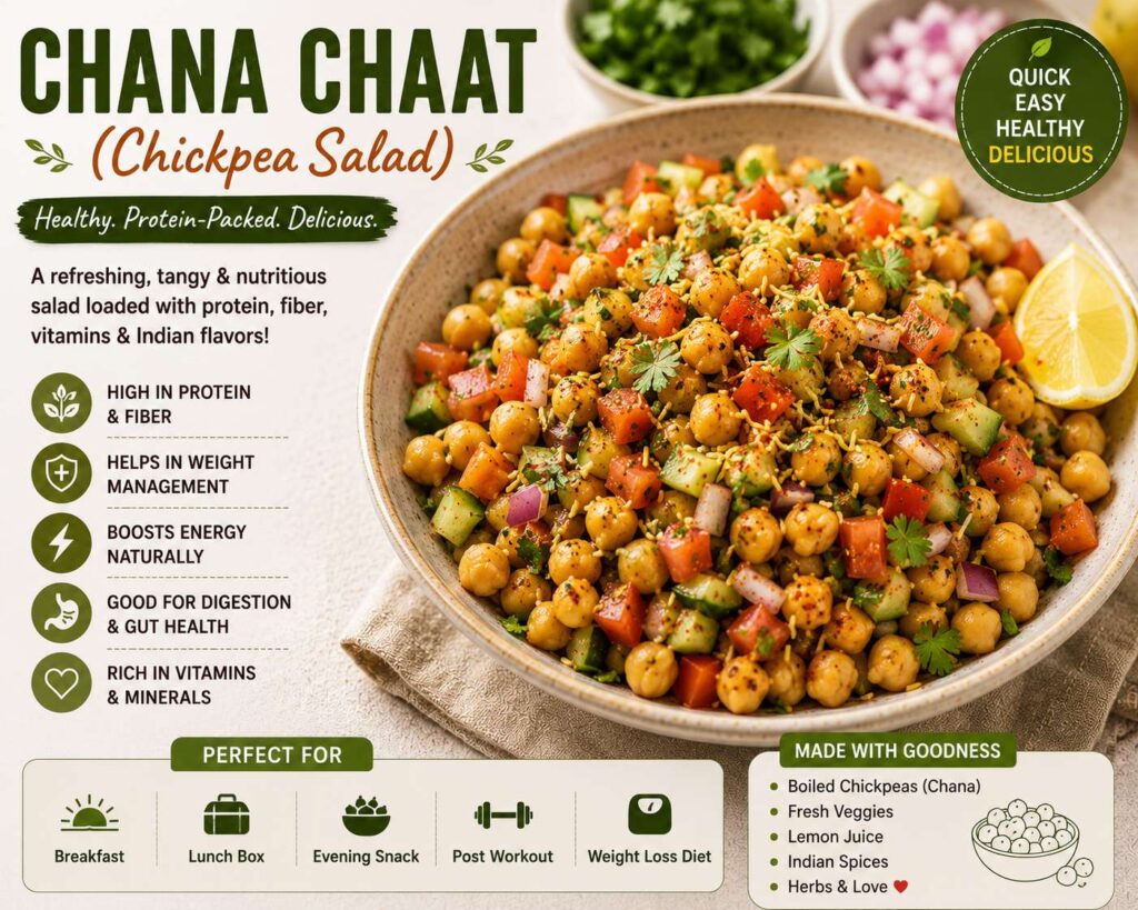 Chana Chaat (Chickpea Salad)
