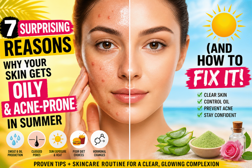 oily and acne-prone skin in summer