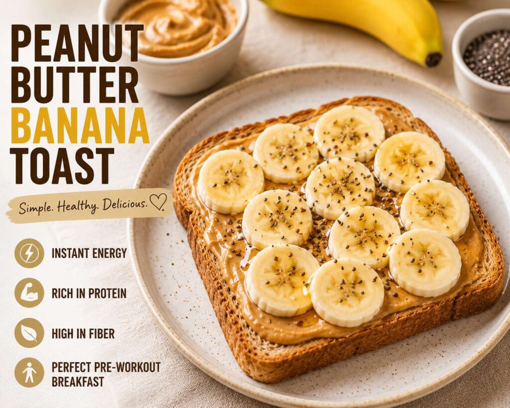 Peanut Butter Banana Toast