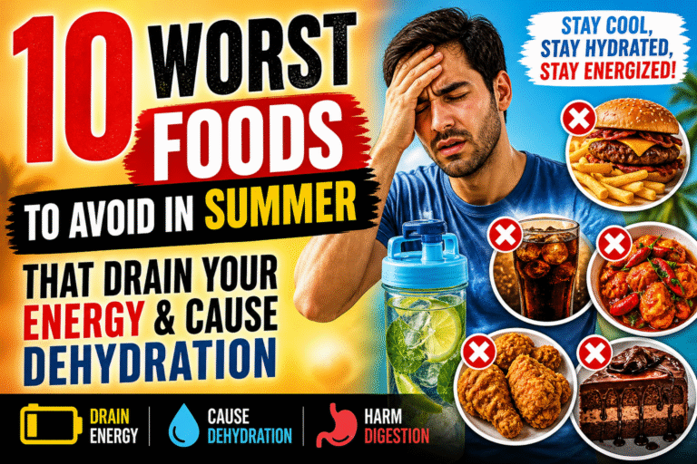 10 Worst Foods to Avoid in Summer That Drain Your Energy and Cause Dehydration