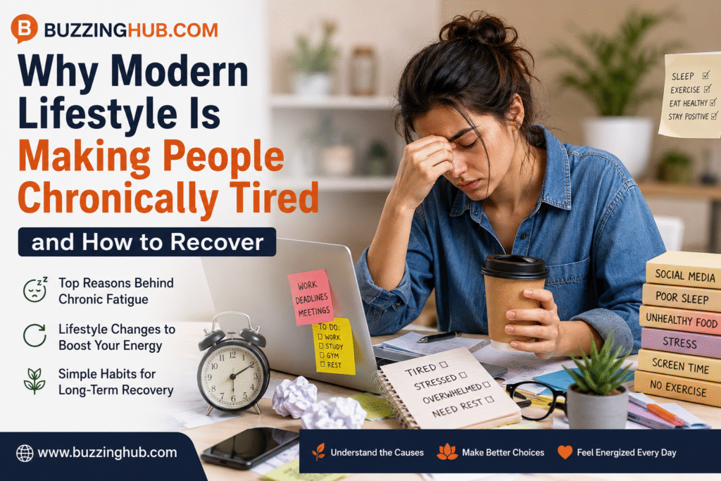 Why Modern Lifestyle Is Making People Chronically Tired and How to Recover